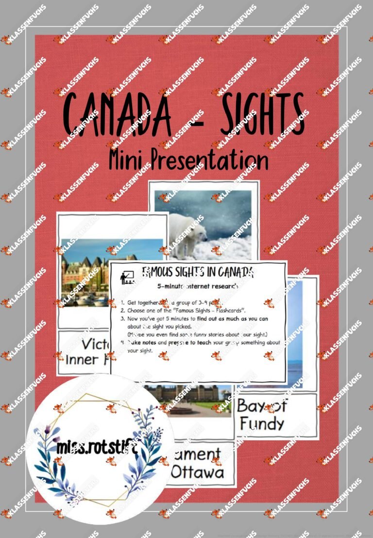 Kanada – 5-minute Mini Presentation – famous sights